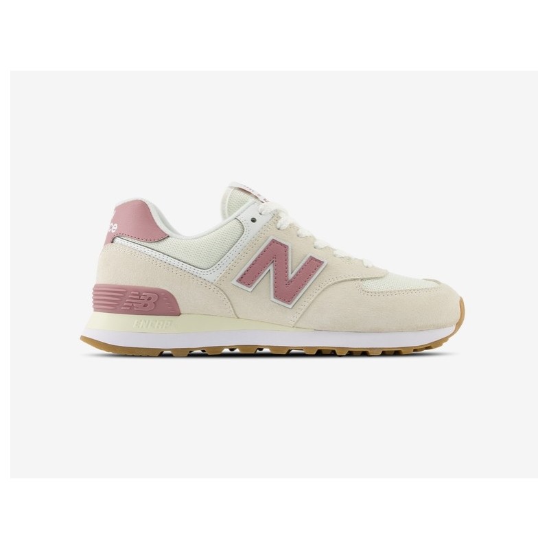 Women's Casual Sneakers New Balance 574,Tan/Pink