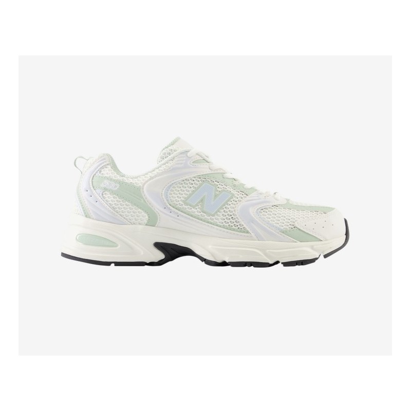 Women's Casual Sneakers New Balance 530,Cream/Green