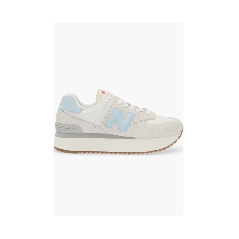 Women's New Balance 574 Sneaker,Beige/ White