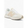 Women's New Balance 574 Sneaker,Beige/ White