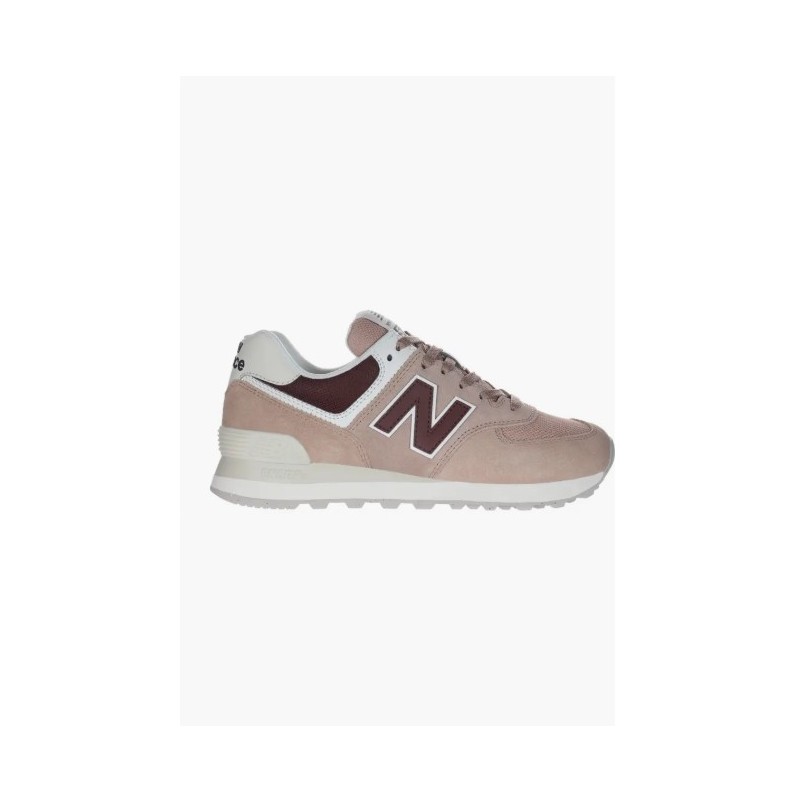 Women's New Balance 574 Sneaker,Flat Taupe/ Rich Oak Running shoes