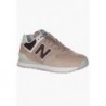 Women's New Balance 574 Sneaker,Flat Taupe/ Rich Oak Running shoes