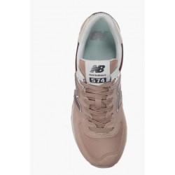 Women's New Balance 574 Sneaker,Flat Taupe/ Rich Oak Running shoes