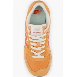 Women's New Balance 574 Sneaker,Copper/ Neo Flame Running shoes