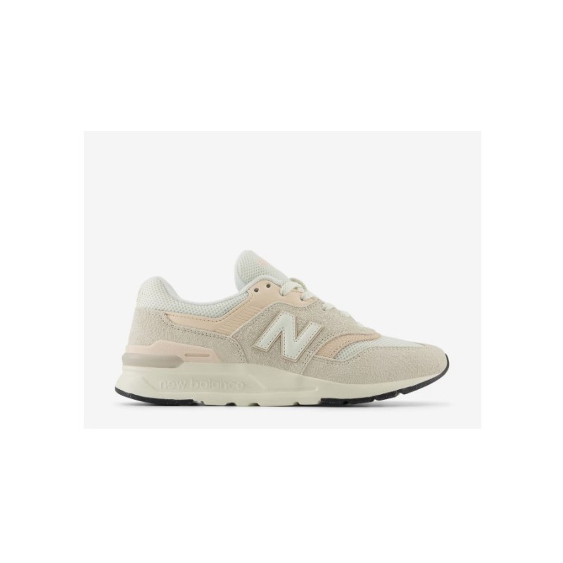 Women's New Balance 997H Sneaker,White/Beige