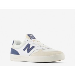 New Balance CT300 v3 Court Sneaker,White/Blue