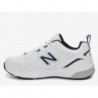 New Balance 608 V5 Training Shoe,White/Navy - Men's