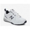 New Balance 608 V5 Training Shoe,White/Navy - Men's