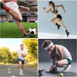 2/4/6 Pairs Men's Soccer Socks Grip Pads Non Slip Football Baseball Soccer Socks for Men Women