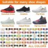 DELELE 2Pair Oval Shoes laces 42 Colors Half Round 1/4" Athletic ShoeLaces for Sport/Running Shoes Shoe Strings