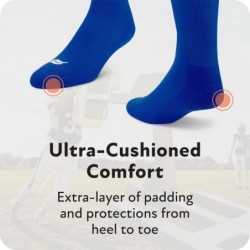 Sof Sole Football Over-The-Calf Team Athletic Performance Socks (2 Pair)