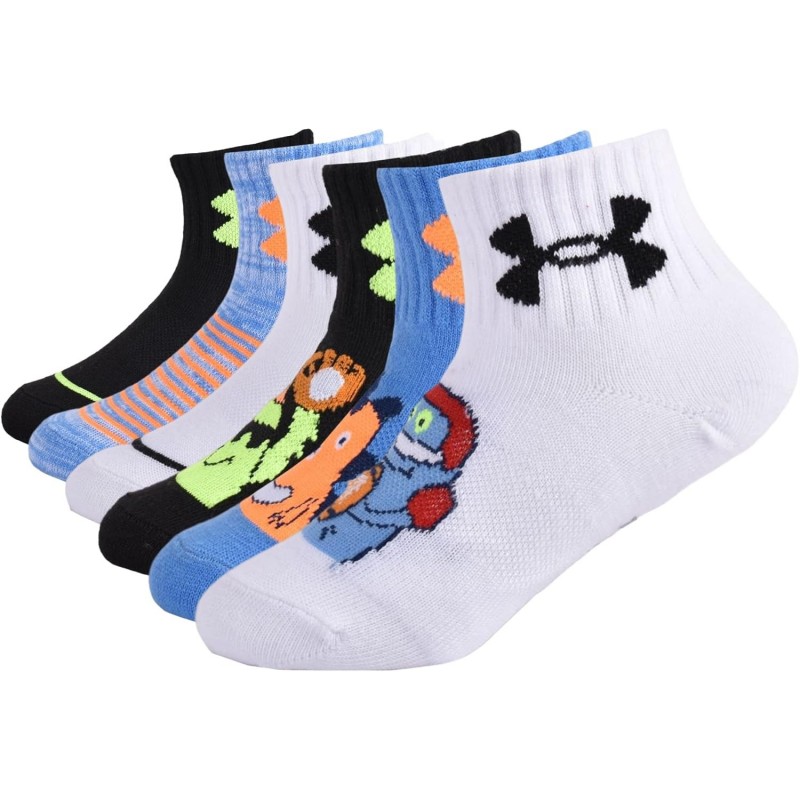 Under Armour Boys' Multi Pack Quarter Sock