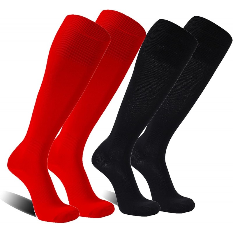 FOOTPLUS Baseball Softball Socks, Unisex Over Knee High Solid Sports Rugby Soccer Socks for Halloween Cosplay