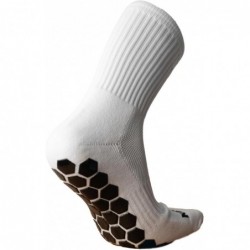 NeoGen Anti-Slip White Grip Soccer Socks - Versatile Grip Socks for Men, Women, & Kids