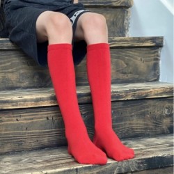 juDanzy 3 Pairs of Boys, Girls and Adult Solid Knee High Uniform Socks for School, Soccer, Football, AFO etc.