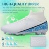 ASoftLand Soccer Cleats Mens Women Soccer Shoes for Big Boy AG/TF