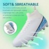 ASoftLand Soccer Cleats Mens Women Soccer Shoes for Big Boy AG/TF