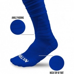 Nxtrnd XTD Scrunch Football Socks, Extra Long Padded Sport Socks for Men & Boys