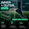 Lux Dual Grip Socks - Soccer Grip Socks for Men and Women. GripArray™ Performance & Comfort - Anti-Slip Grip Socks for Soccer