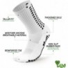 Lux Dual Grip Socks - Soccer Grip Socks for Men and Women. GripArray™ Performance & Comfort - Anti-Slip Grip Socks for Soccer