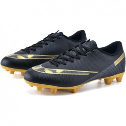 Low Leather Soccer Cleats - Professional-Grade with Lace-Up - Ideal for Training & Competition on Firm Ground & Turf - Unisex, Men, Women, Boys & Girls