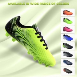 Vizari Stealth Firm Ground Soccer Cleats - Lightweight, Durable & Comfortable Youth Soccer Cleats with Excellent Traction - Boys Soccer Shoes with Padded Heel & Anti-Stretch Lining