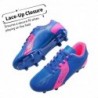 DREAM PAIRS Boys Girls Soccer Cleats Youth Firm Groud Classic Lightweight Teen Football Shoes for Little/Big Kid