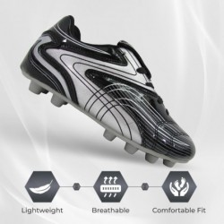 Vizari Striker Firm Ground Soccer Cleats | Premium Girls & Boys Soccer Cleats for Enhanced Field Performance | Durable Construction with Superior Grip & Comfortable Fit for Kids