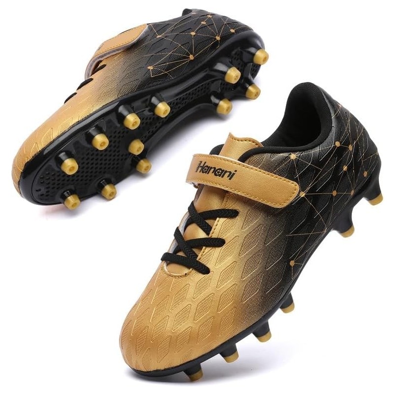 Hanani Boys Soccer Cleats Kids Girls FG/AG Soccer Athletics Sport Shoes Training Shoes Running Shoes Teenager Indoor Outdoor Football Shoes Sneakers for Unisex