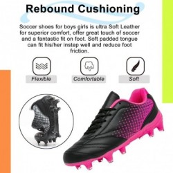 LIZRHA Soccer Shoes for Boys Girls Soccer Cleats Boys Girls Kids Athletic Outdoor Football Shoes Youth Football Cleats Outdoor & Indoor Soccer Shoes Lightweight, Running & Training for Students