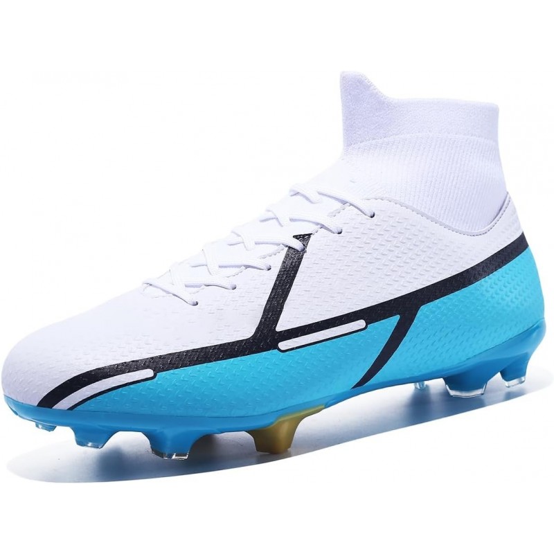 Soccer Cleats Mens Professional Soccer Cleats Womens Anti Slip High Top Outdoor Grass Indoor Soccer Shoes