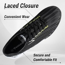 Vizari Tesoro Turf Soccer Cleats for Boys and Girls | Kids Soccer Turf Shoes with Durable Polyurethane Sole | Machine Washable Boys Shoes with Synthetic Upper | Superior Traction for All Surfaces