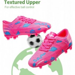 DREAM PAIRS Boys Girls Soccer Cleats Kids Football Shoes for Little/Big Kid