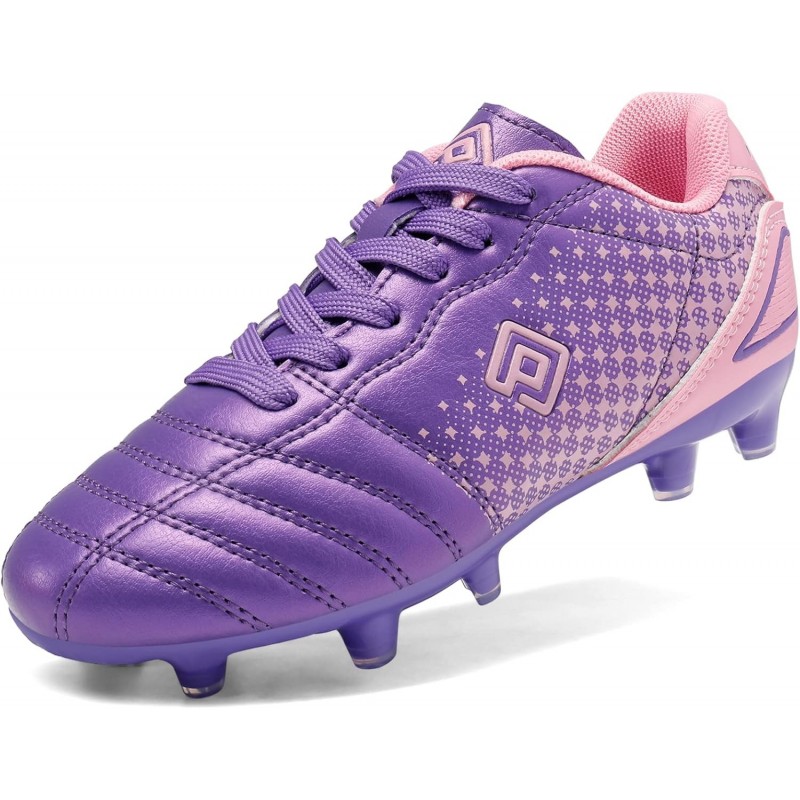 DREAM PAIRS Boys Girls Outdoor Football Shoes Soccer Cleats