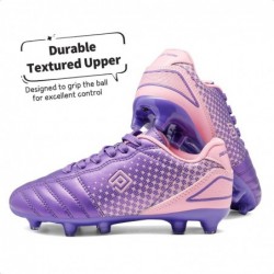 DREAM PAIRS Boys Girls Outdoor Football Shoes Soccer Cleats