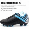 brooman Kids Athletic Soccer Cleats Boys Girls Outdoor Firm Ground Football Shoes