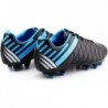 brooman Kids Athletic Soccer Cleats Boys Girls Outdoor Firm Ground Football Shoes