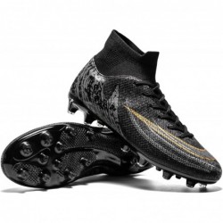 Adult Soccer Cleats Men Football Shoes Athletic Professional Spikes High-top Indoor/Outdoor Training Soccer Shoes