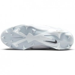 Nike Men's Alpha Menace Pro 3 Mid Football Cleat Size 10 (White)