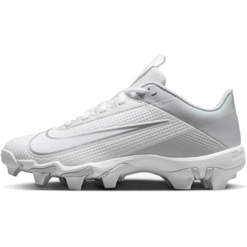 Nike Boy's Vapor Edge Shark 2 Football Cleats White | Gray Size 5 Medium