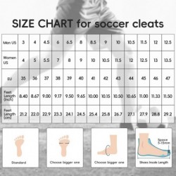 Football Cleats Men, Indoor Outdoor High Top Soccer Shoes Lightweight Shock Resistant Training Boots Breathable Professional Turf Shoes Sport Athletic Ground Football Boots FG Soccer Cleats for Men