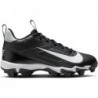 Nike Alpha Menace 4 Shark Molded Football Cleats SZ 5 Black | White