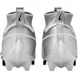 Nike Vapor Edge Pro 360 2 Football Cleats Adult Metallic Silver/White-Light Smoke Grey-Black