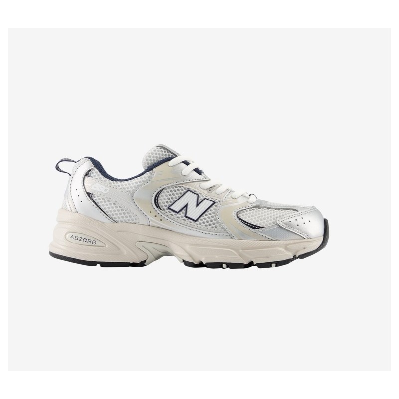 New Balance 530 White/Blue,Girls' Grade School Casual Running Sneakers